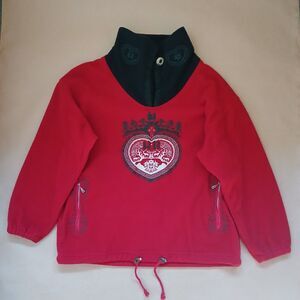 Vintage Bogner Fleece Pullover Red Women’s Large Christmas Winter Ski Holiday